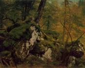 Study of a Wood Interior - 艾斯·布朗·杜兰德